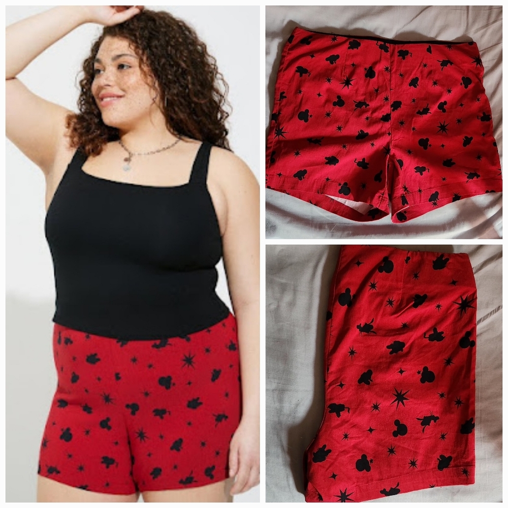 Torrid Red and Black Women's Shorts